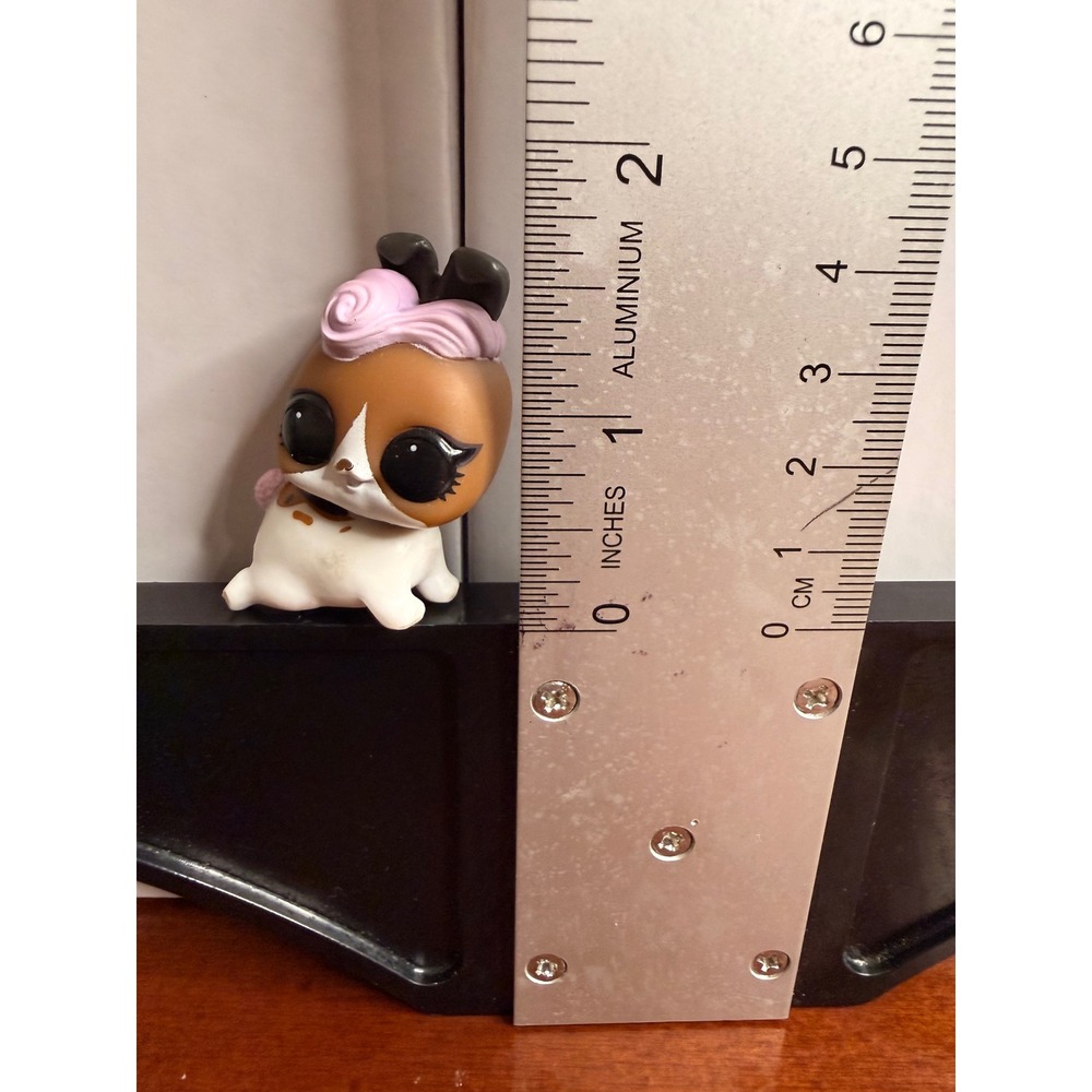 LOL Surprise Lil Pet Hop Hop Bunny Rabbit Brown White Pink Hair Figure Toy - Picture 5 of 5